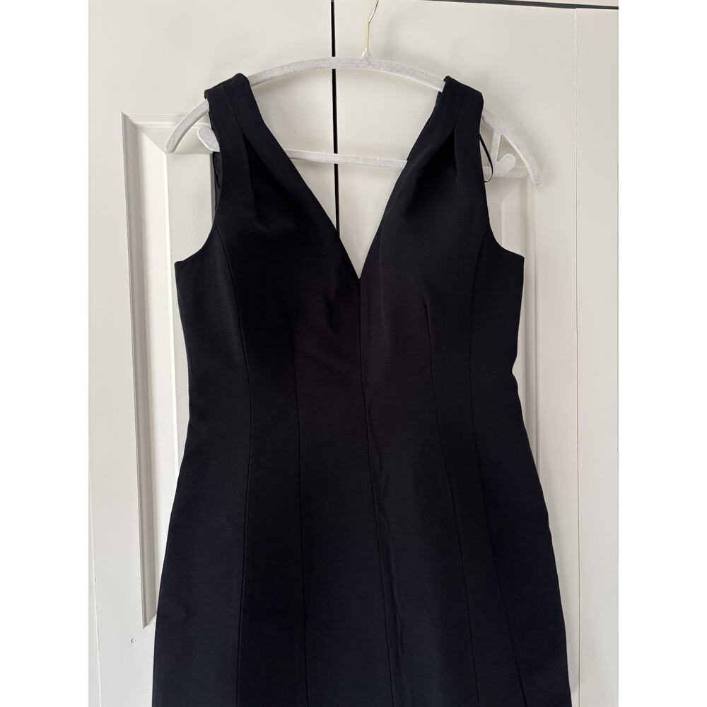 Zara Black V-Neck Sleeveless Dress, Size M - Picture 4 of 8